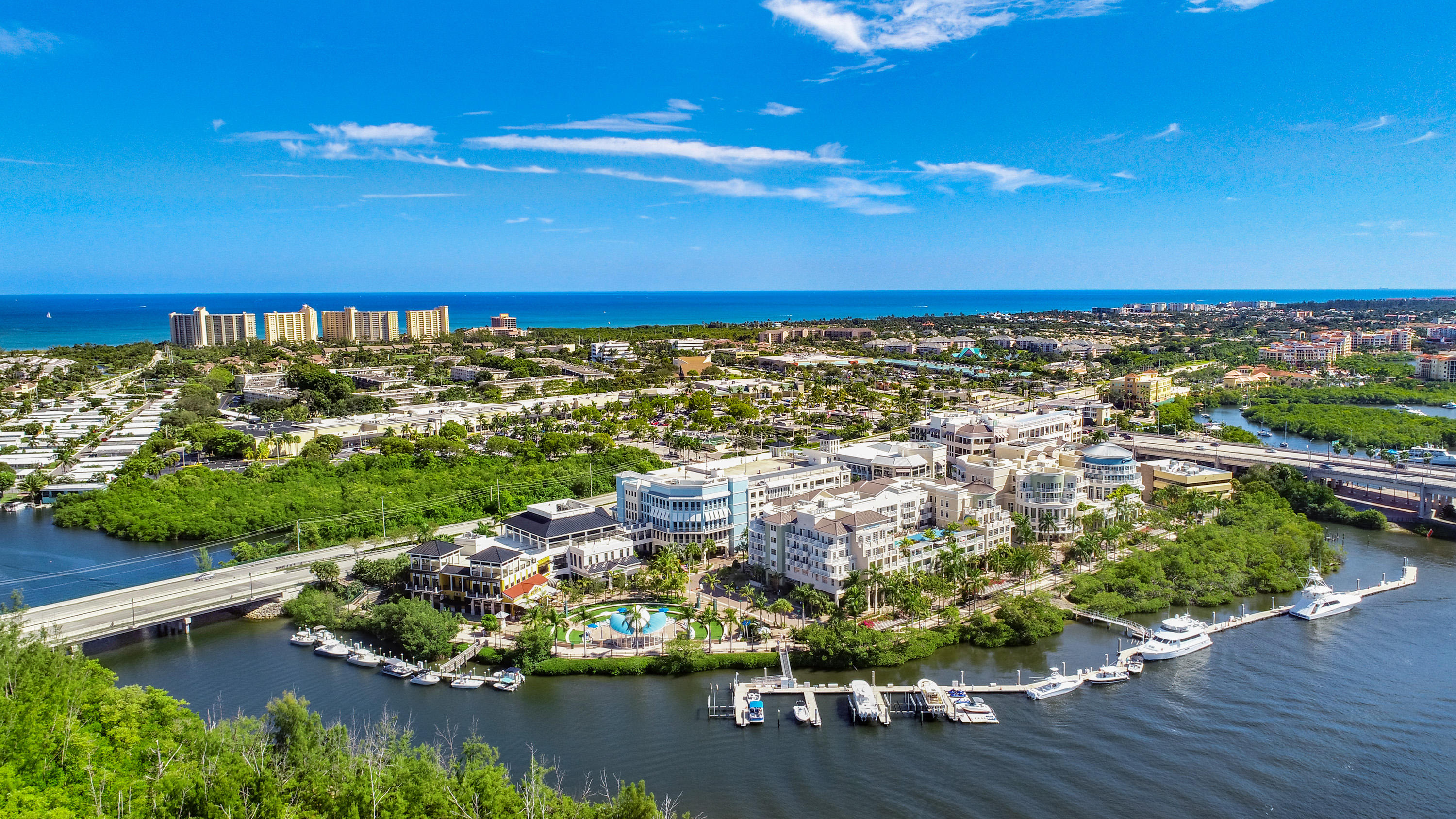 1605 Highway 1, Unit 8G Jupiter, FL 33477 - Photo 22 of 26 Harbourside Aerial