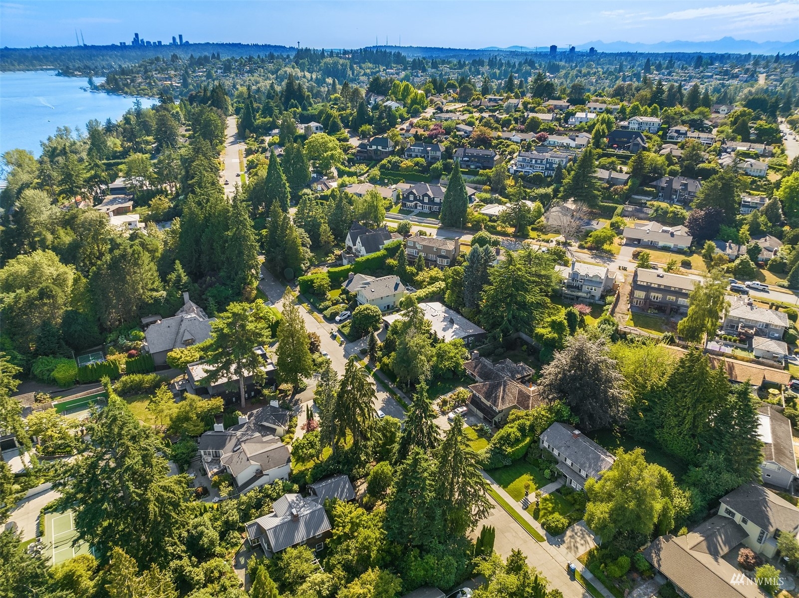 6560 Northeast Windermere Road Seattle, WA 98105 - Photo 31 of 35 an aerial view of residential houses with outdoor space and trees
