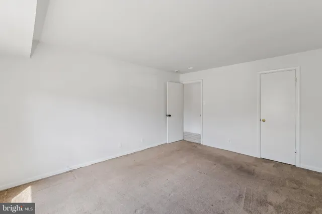 a view of an empty room