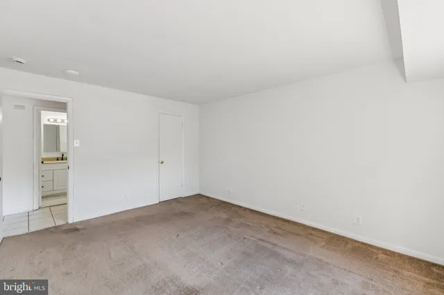 a view of an empty room