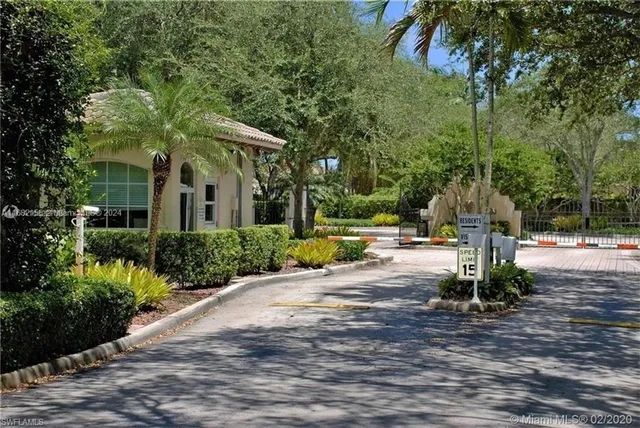 a view of road with plants