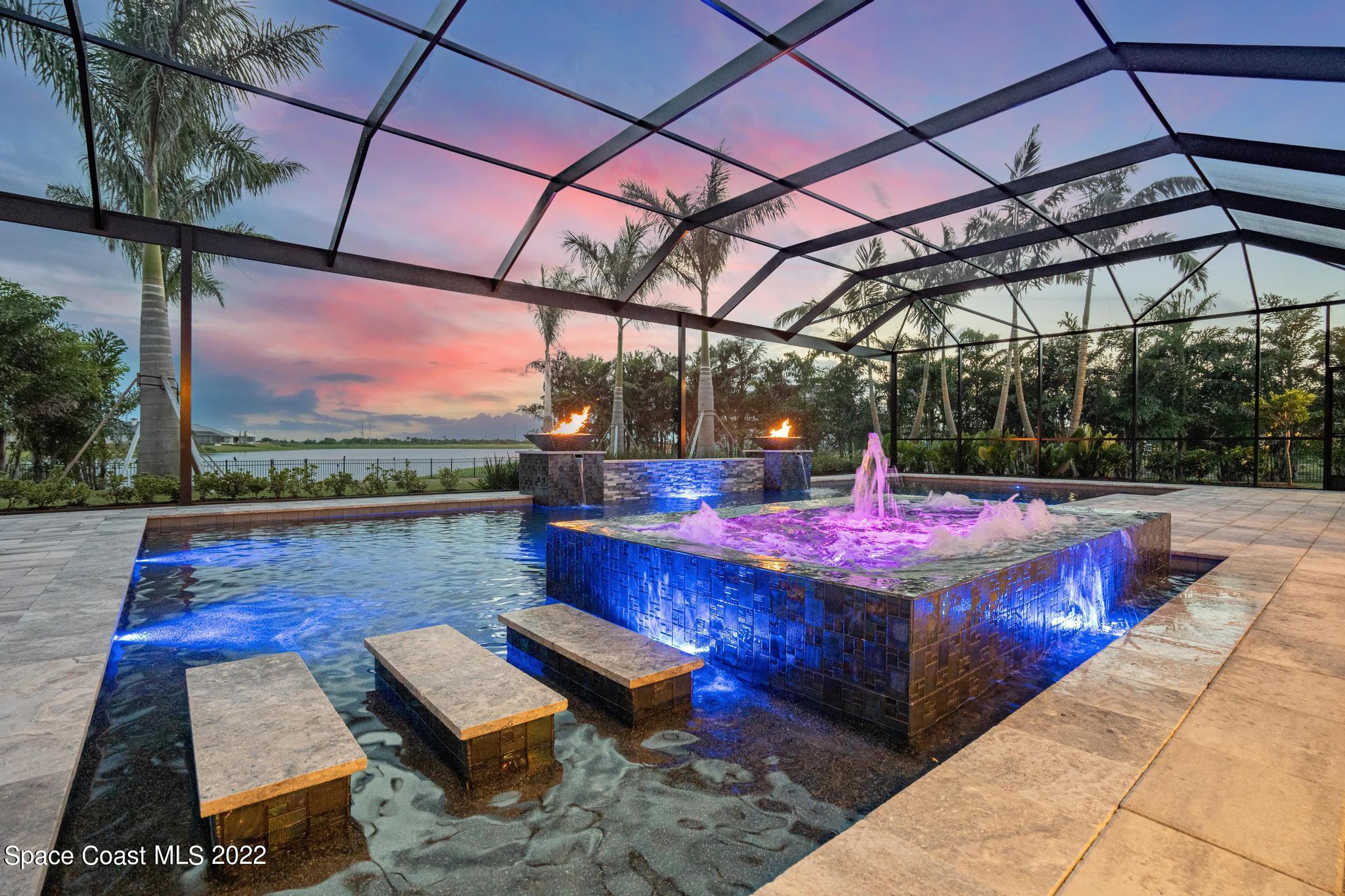 4574 Milost Drive Rockledge, FL 32955 - Photo 31 of 41 a view of sitting area with furniture and wooden floor