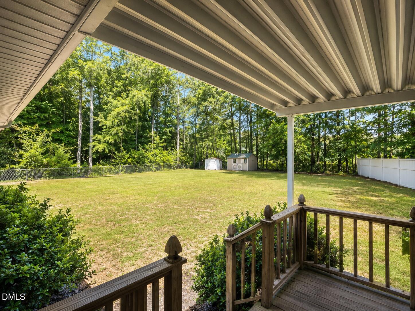 1309 Hamlin Road Durham, NC 27704 - Photo 8 of 14 Backyard Facing From Porch