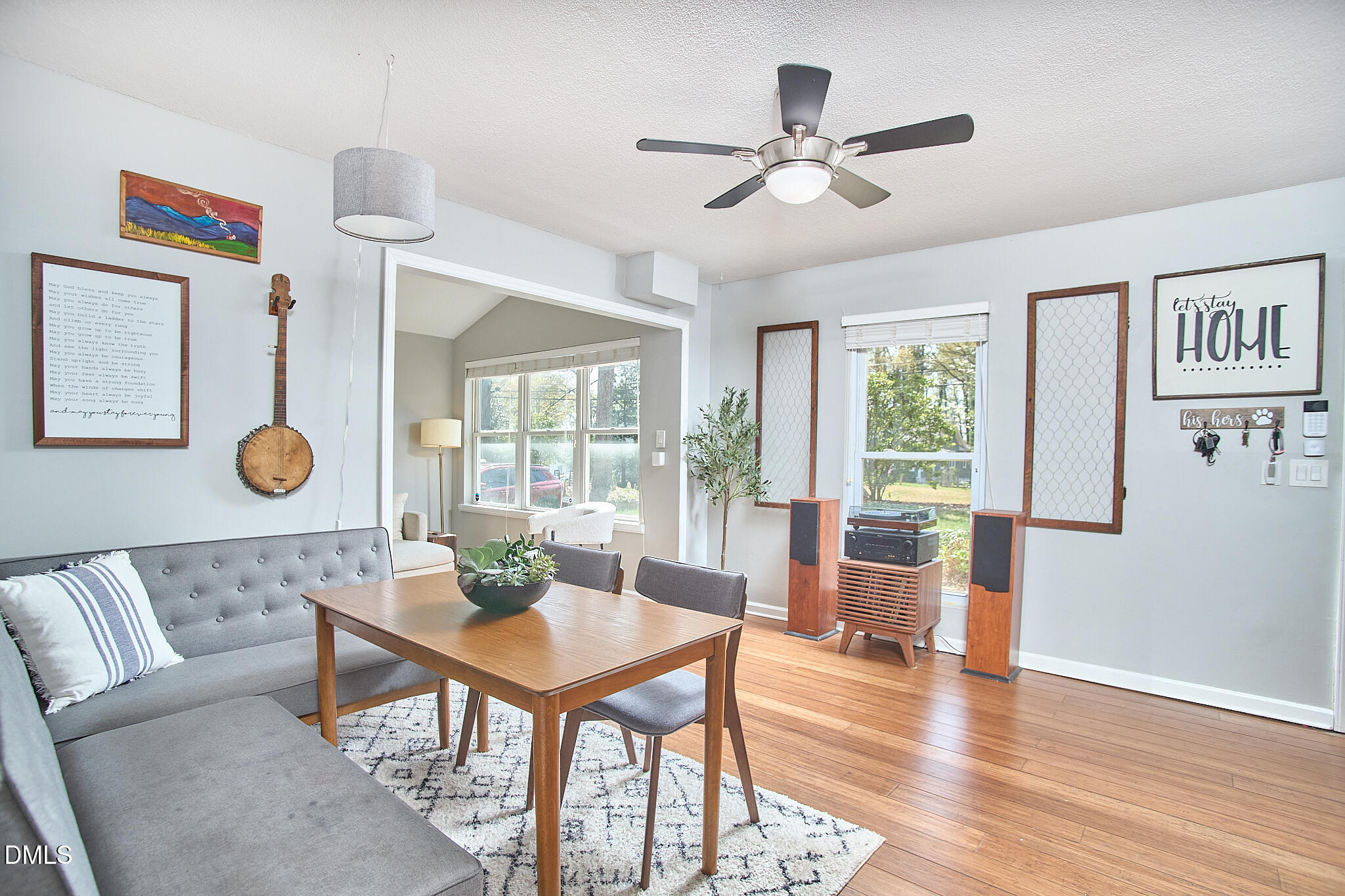 2102 Strebor Street Durham, NC 27705 - Photo 11 of 33 a living room with furniture and a wooden floor