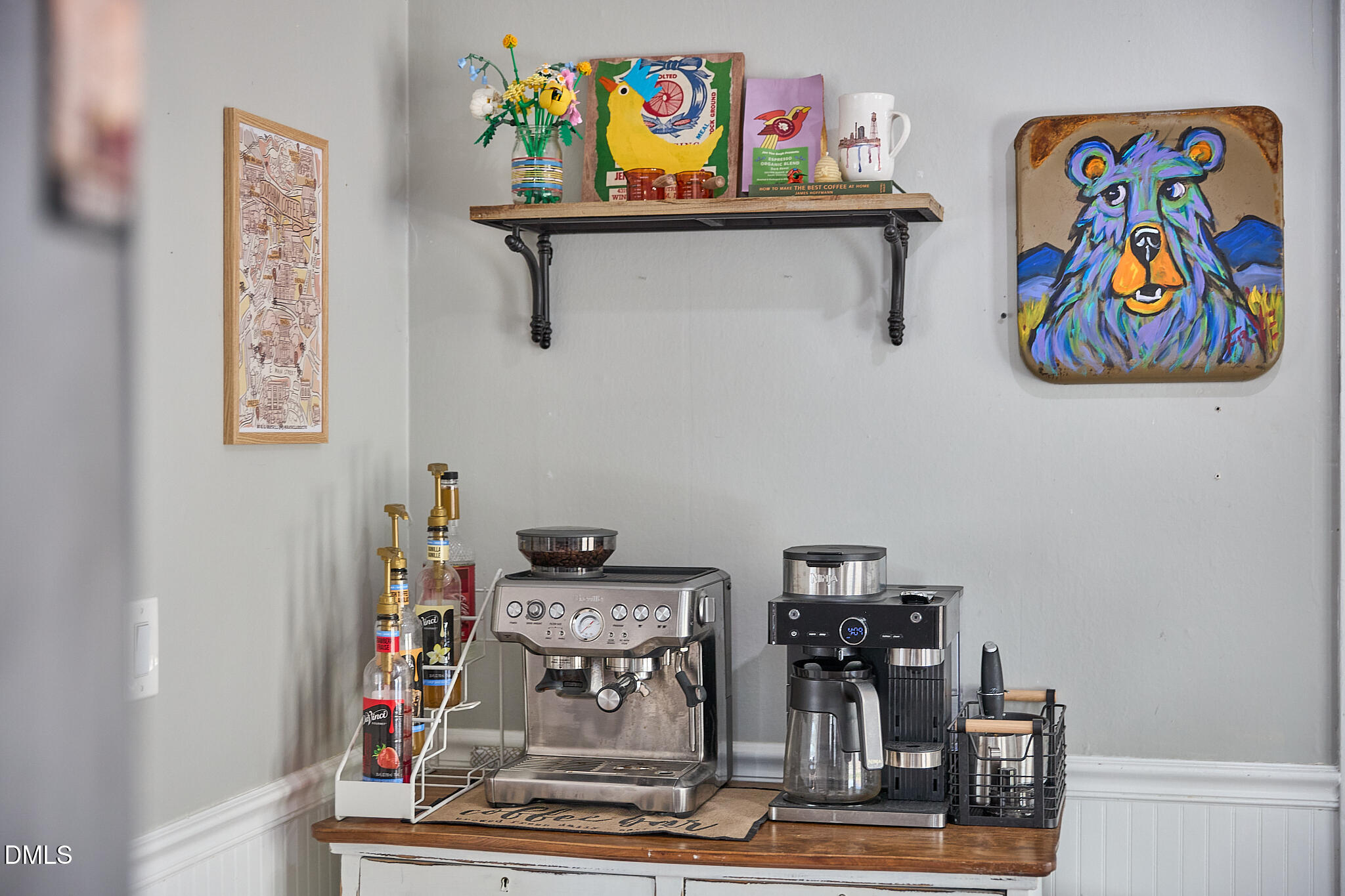 2102 Strebor Street Durham, NC 27705 - Photo 21 of 33 a view of a hallway with painting on the wall and a window