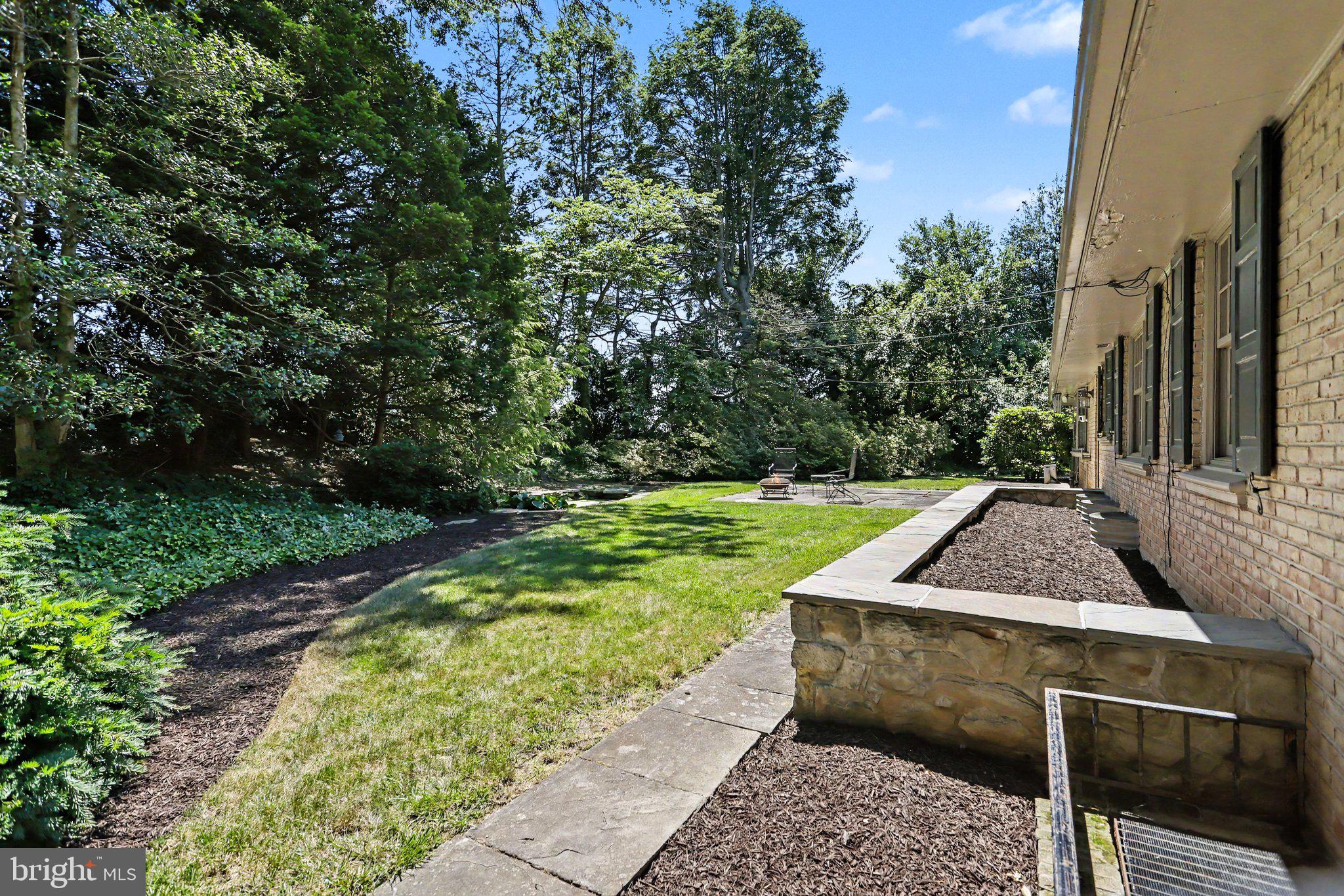 2210 Stratford Road Lancaster, PA 17603 - Photo 47 of 62 Rear View with Built-in Hardscaped Raised Beds