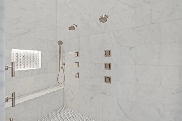 a view of a lake with a mountain in the background