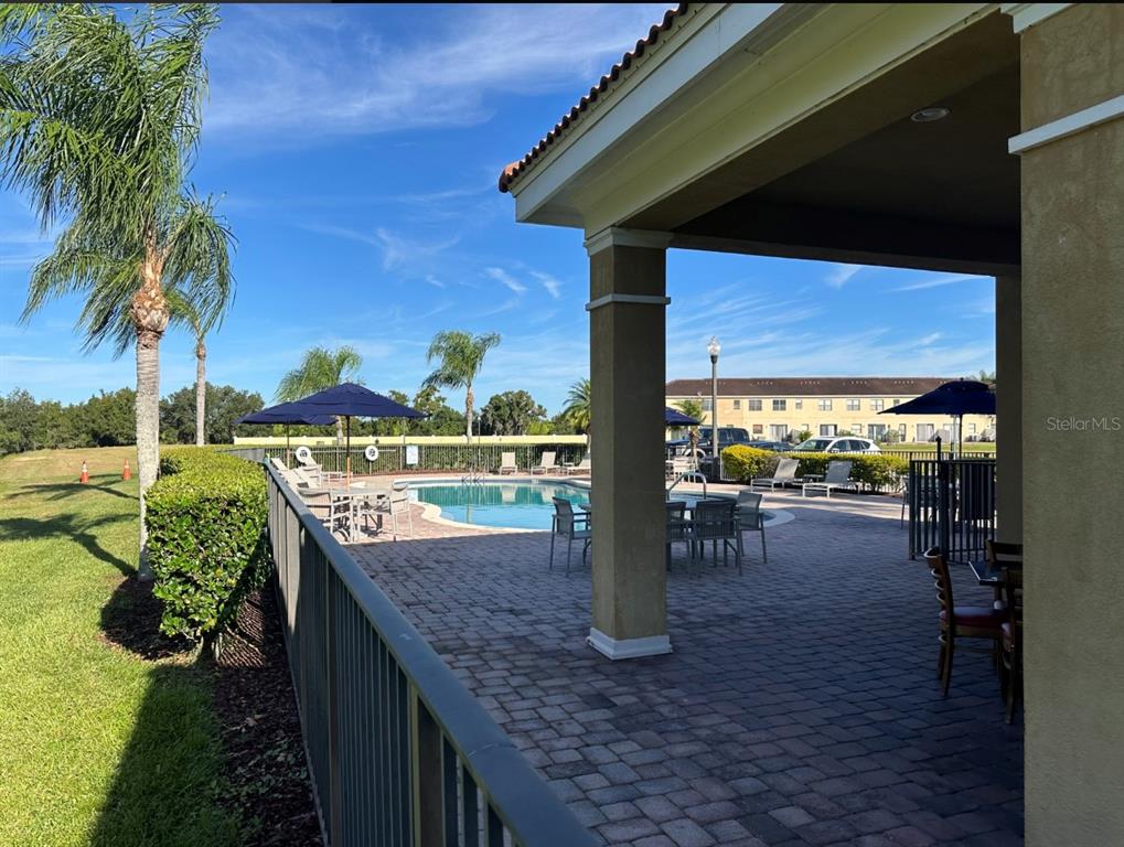 3489 Allegra Circle St. Cloud, FL 34772 - Photo 27 of 29 a view of a swimming pool with a patio