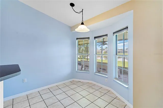 a view of an entryway with window