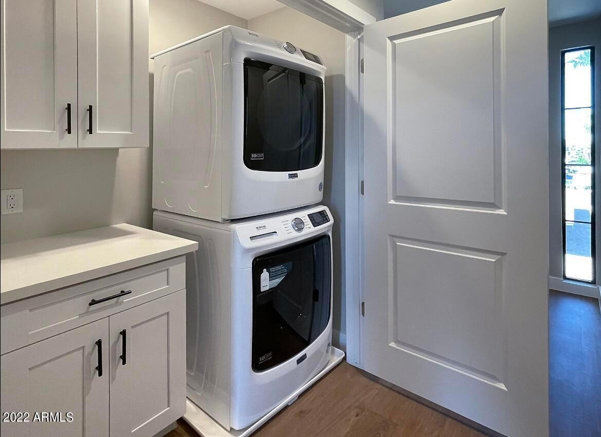 3215 East Flower Street, Unit 10 Phoenix, AZ 85018 - Photo 43 of 50 a utility room with dryer and washer