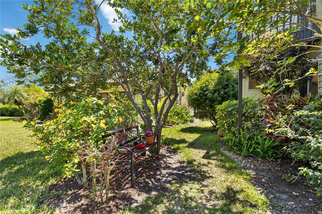 672 White Pine Tree Road, Unit 57 Venice, FL 34285 - Photo 26 of 57 a backyard of a house