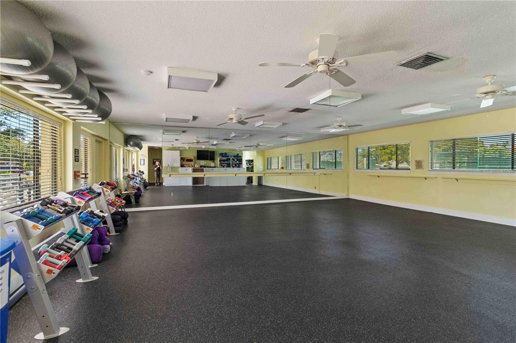 672 White Pine Tree Road, Unit 57 Venice, FL 34285 - Photo 36 of 57 a view of a room with gym equipment