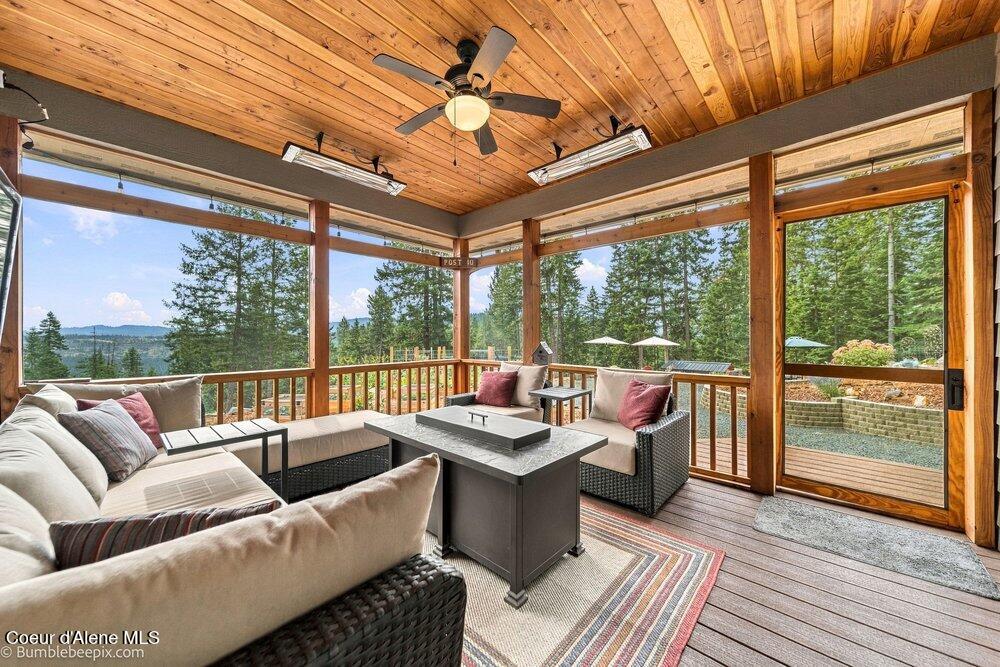2898 South Huntsman Road Coeur D'Alene, ID 83814 - Photo 21 of 48 Screened in Deck