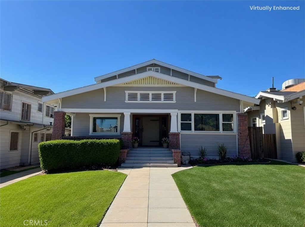 The front of the house has been virtually upgraded and staged.