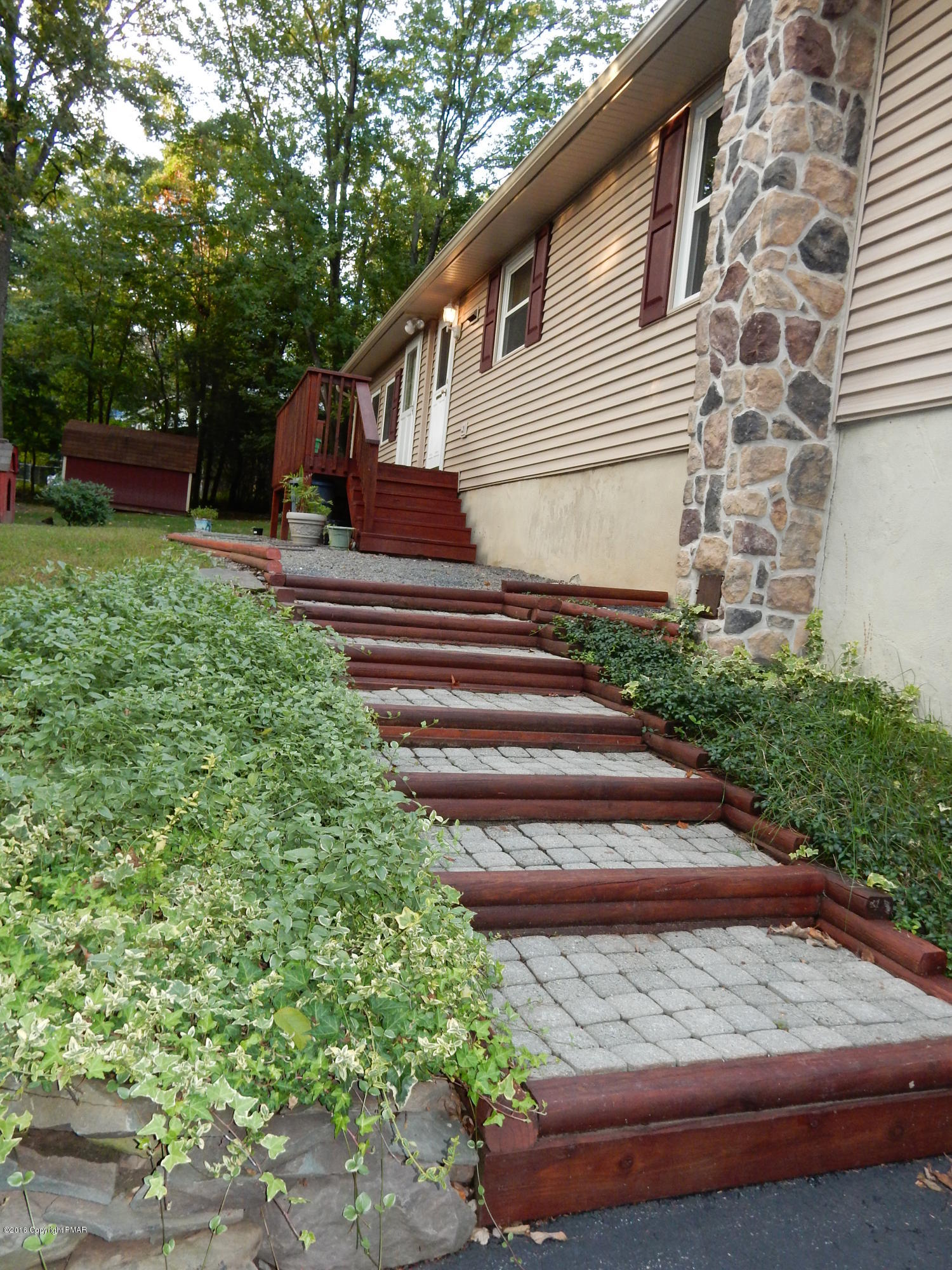 183 Fish Hill Road Tannersville, PA 18372 - Photo 8 of 33 Landscaped stairs