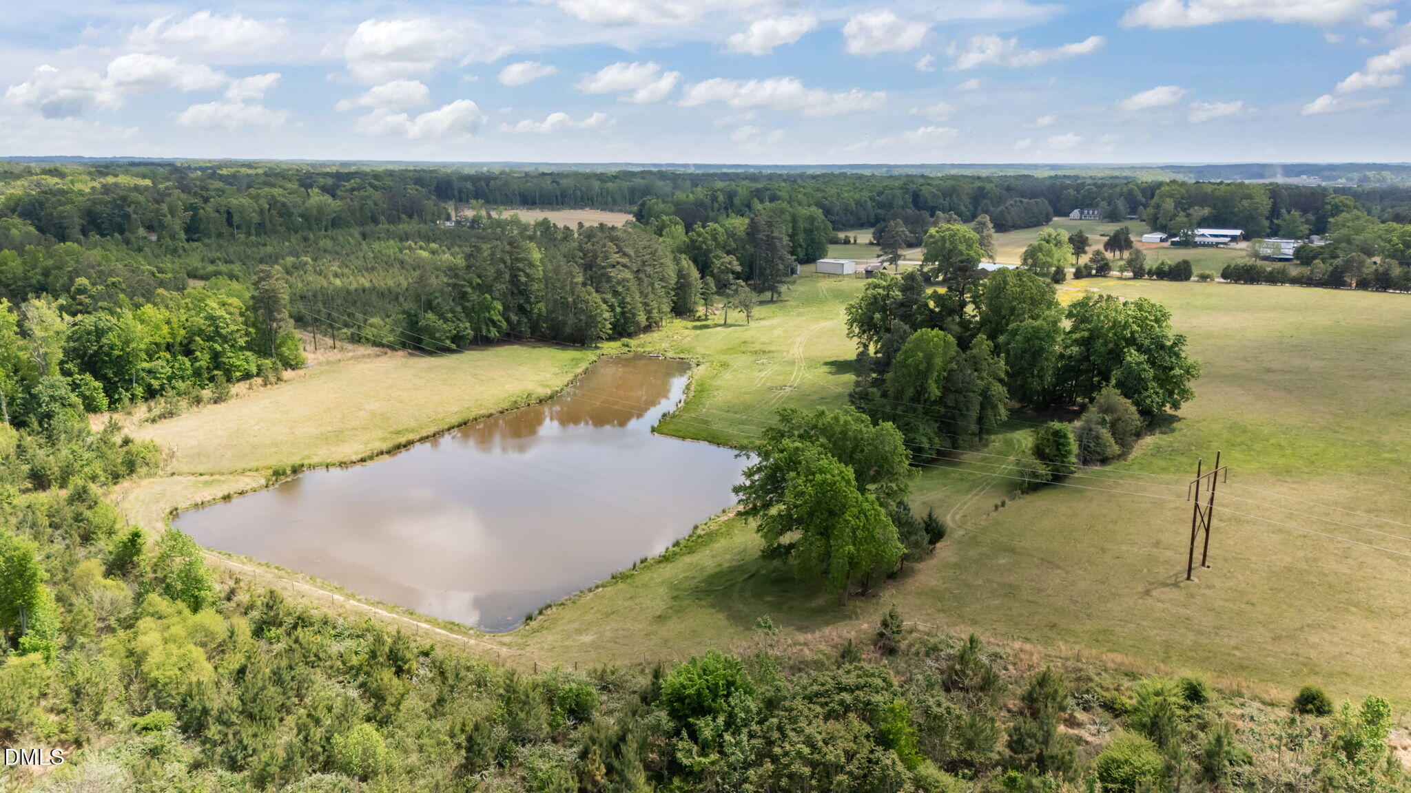 3611 Chewning Road Oxford, NC 27565 - Photo 21 of 45 a view of a lake with a yard