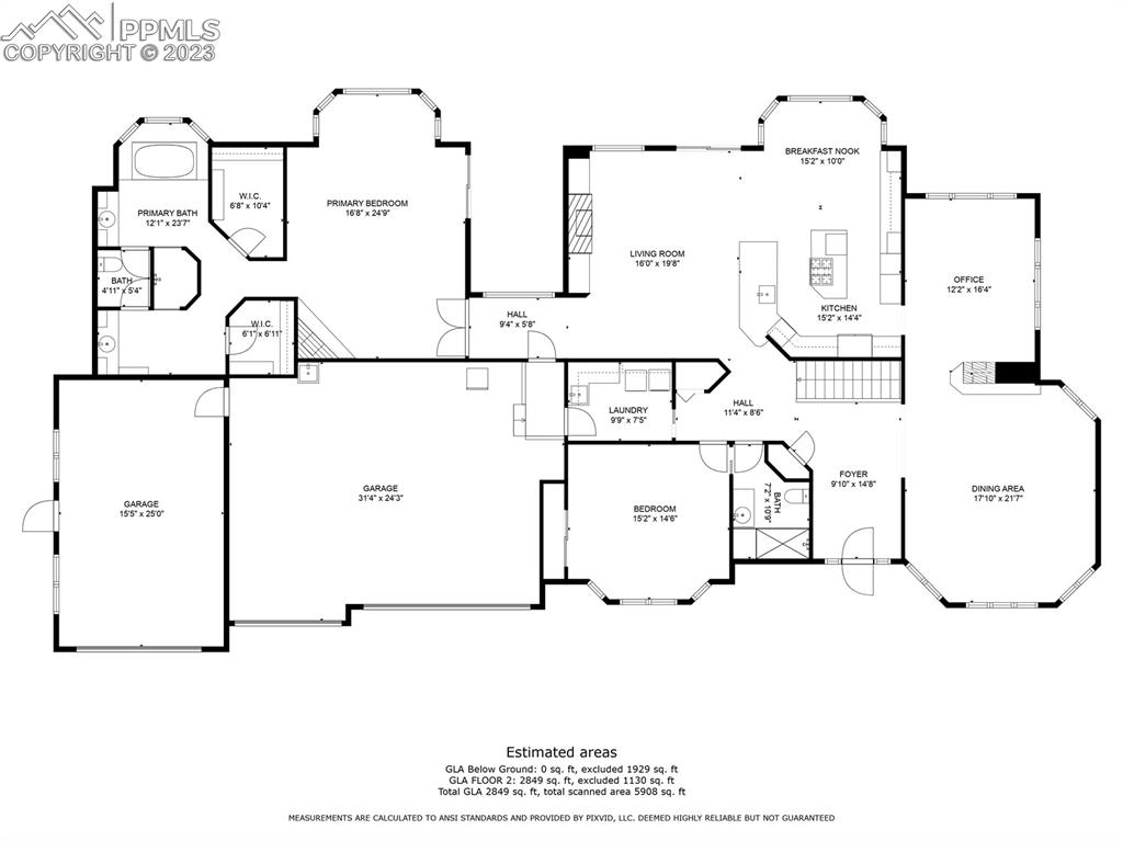 14525 Sterling Road Colorado Springs, CO 80921 - Photo 45 of 46 a picture of floor plan
