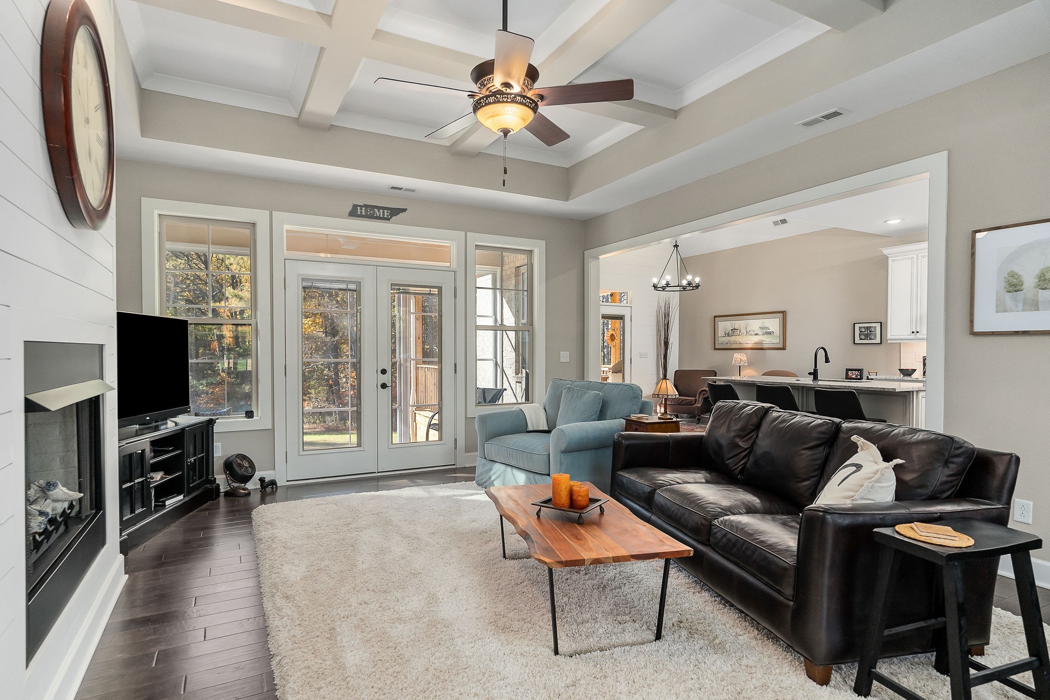 314 Cedar Ridge Lane Smithville, TN 37166 - Photo 12 of 33 a living room with furniture a flat screen tv and a large window