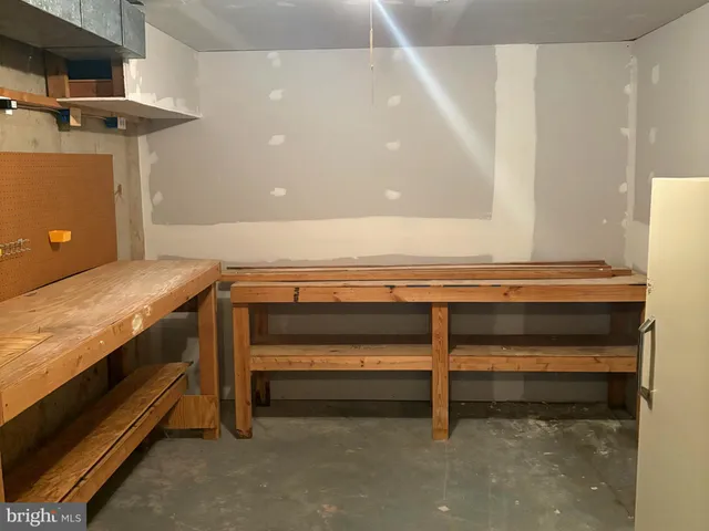 a view of a room with furniture