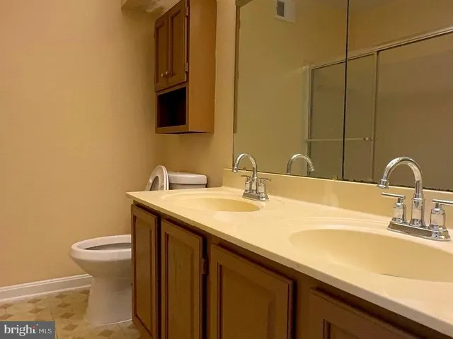 a bathroom with a sink and a toilet