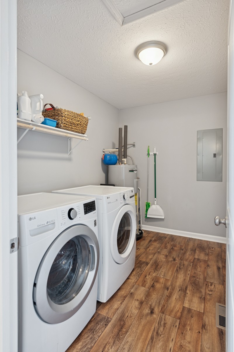 4915 Little Dry Creek Road Pulaski, TN 38478 - Photo 18 of 45 a utility room with dryer and washer