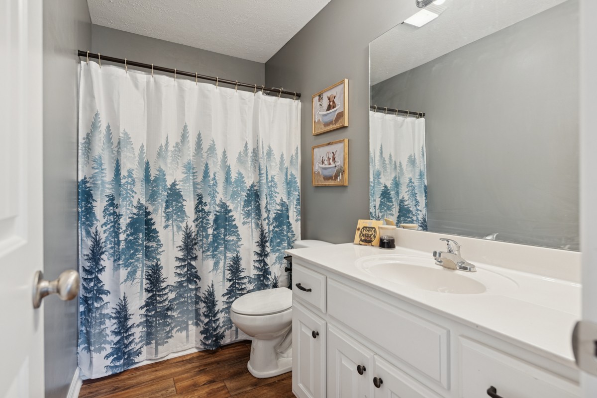 4915 Little Dry Creek Road Pulaski, TN 38478 - Photo 24 of 45 a bathroom with a sink toilet and shower