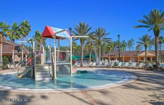 a view of a volley ball court
