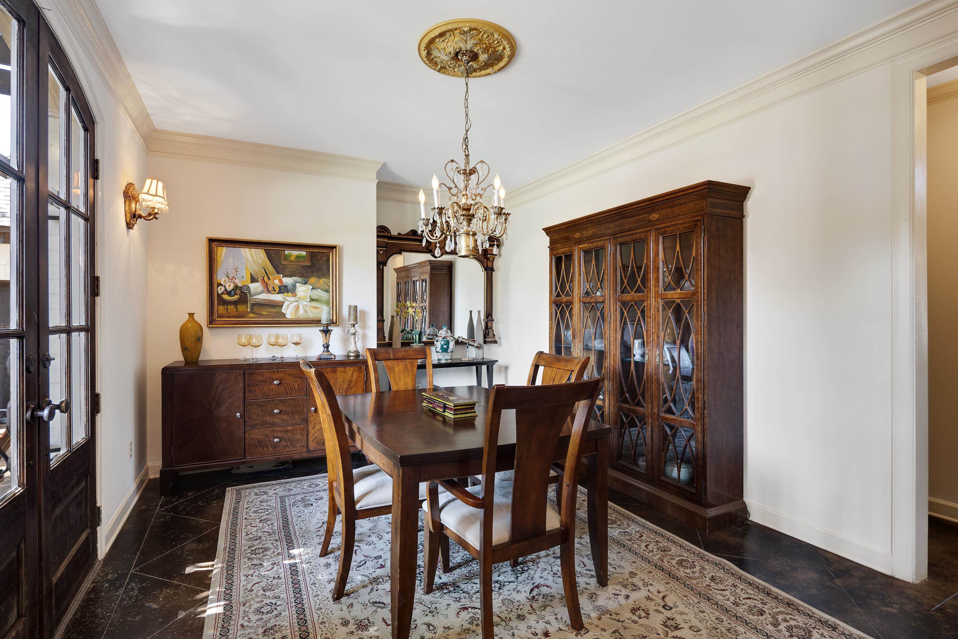210 Ivy Grove Lane Collierville, TN 38017 - Photo 8 of 40 a dining room with furniture a chandelier and window