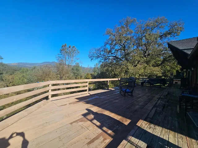 a view of outdoor space with seating