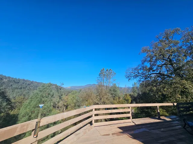 a view of outdoor space with mountain view