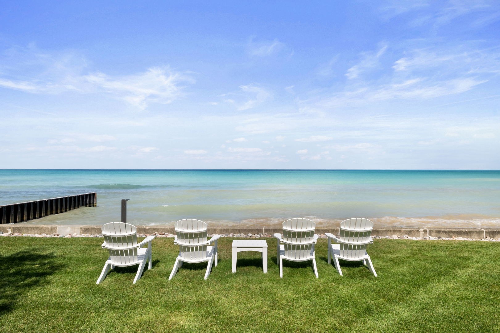 1630 Sheridan Road, Unit 2F Wilmette, IL 60091 - Photo 22 of 25 a view of a lake with outdoor seating