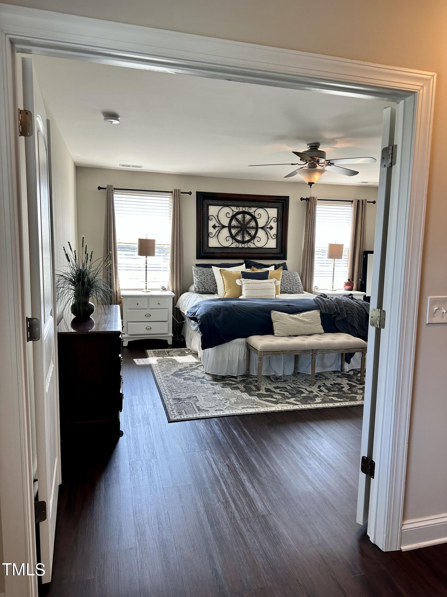 8305 Pin Cherry Drive Willow Spring, NC 27592 - Photo 41 of 60 a living room with furniture and a fireplace