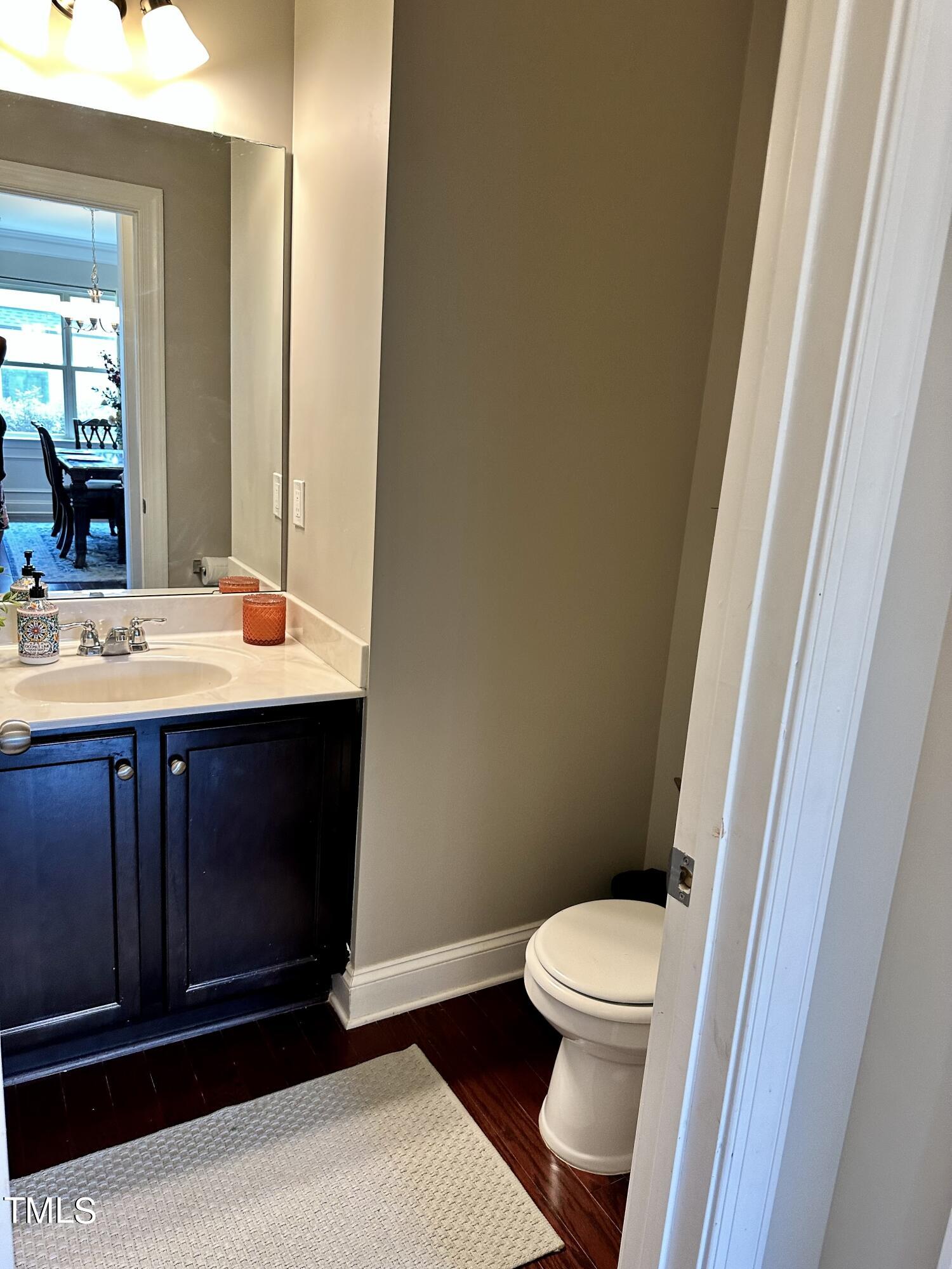 8305 Pin Cherry Drive Willow Spring, NC 27592 - Photo 10 of 60 a bathroom with a sink and a mirror