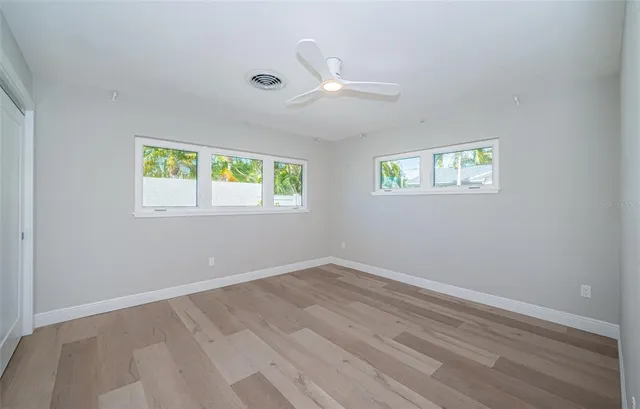 a house view with a backyard space