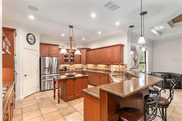 a view of a workspace with furniture