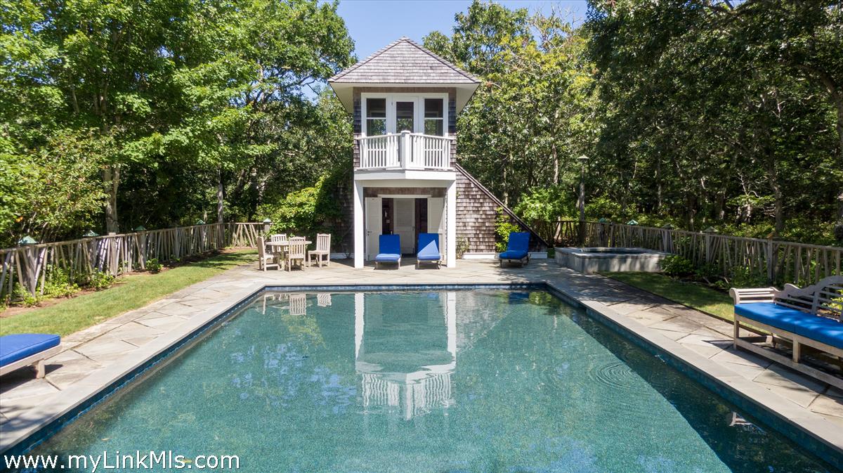 32 Boldwater Road Edgartown, MA 02539 - Photo 10 of 55 a view of a house with swimming pool and sitting area