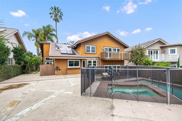 a view of a balcony with lake view