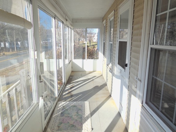 27 Upper Palmer Road Monson, MA 01057 - Photo 15 of 25 a view of a balcony with wooden floor and a tub