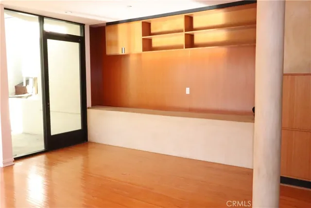 a view of an empty room