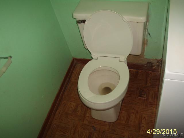110 Wootton Road Sandston, VA 23150 - Photo 8 of 10 a close view of a toilet in a bathroom