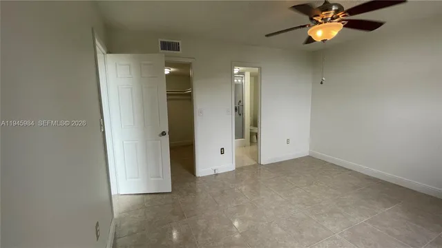 a view of a glass door