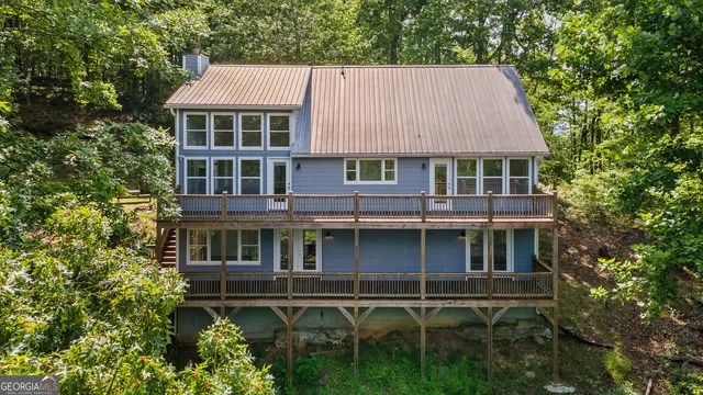 a view of a wall with a tree