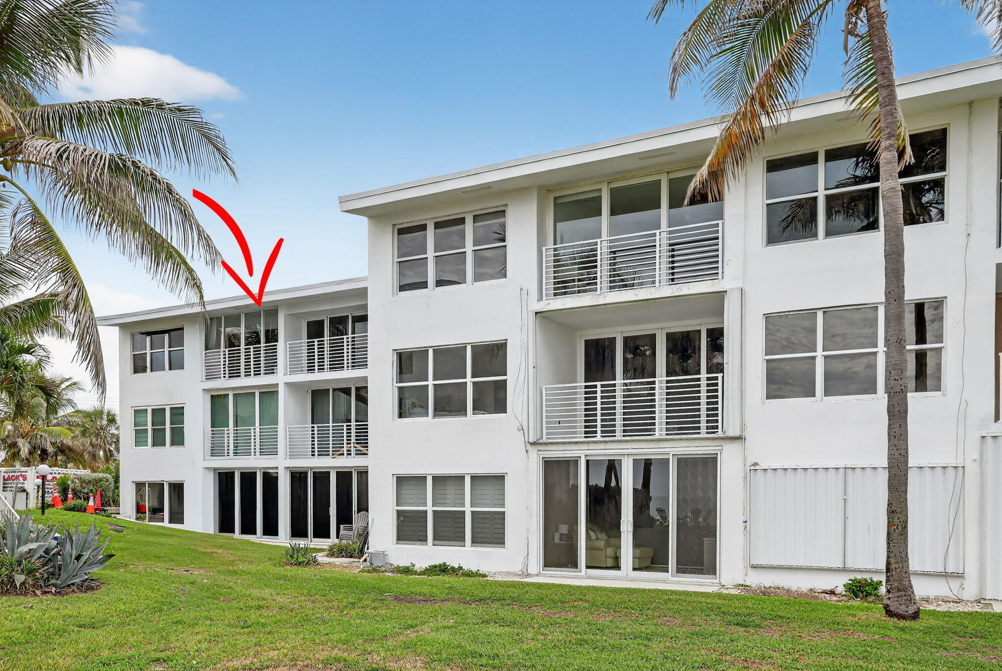 1043 Hillsboro Mile, Unit 22C Hillsboro Beach, FL 33062 - Photo 21 of 53 a view of an apartment with a garden