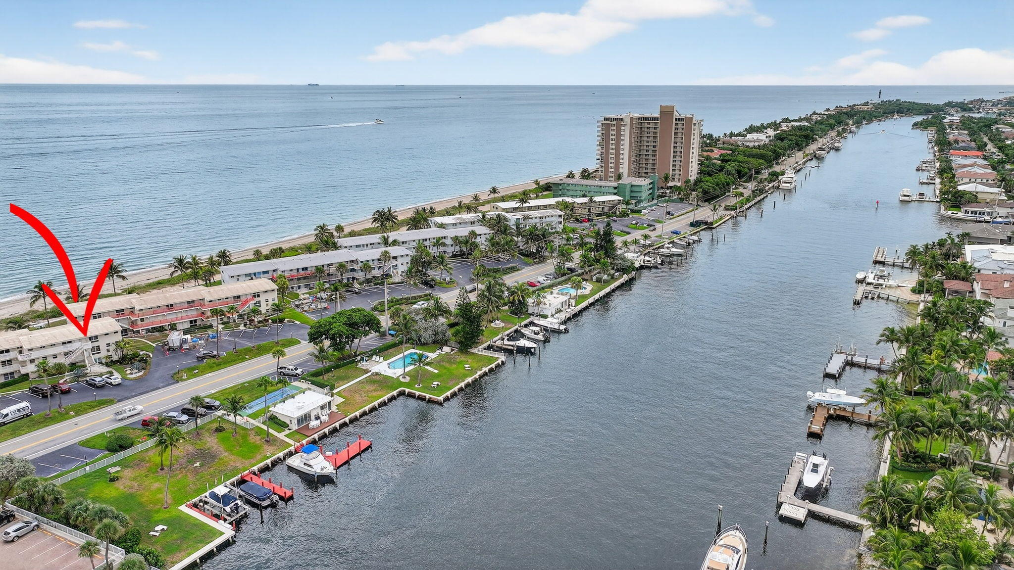 1043 Hillsboro Mile, Unit 22C Hillsboro Beach, FL 33062 - Photo 29 of 53 an aerial view of a city