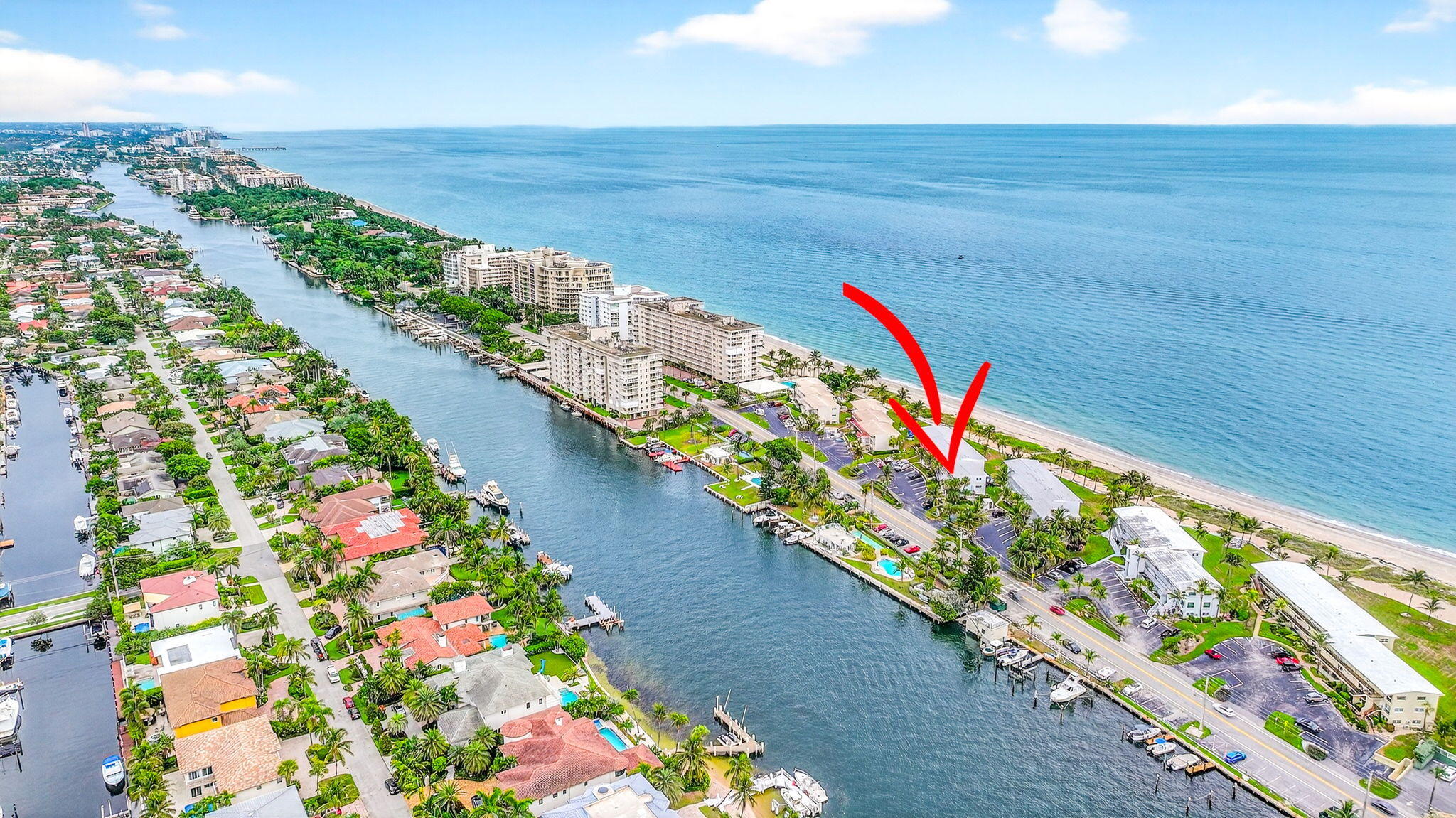 1043 Hillsboro Mile, Unit 22C Hillsboro Beach, FL 33062 - Photo 31 of 53 a view of a multi story yard with an ocean