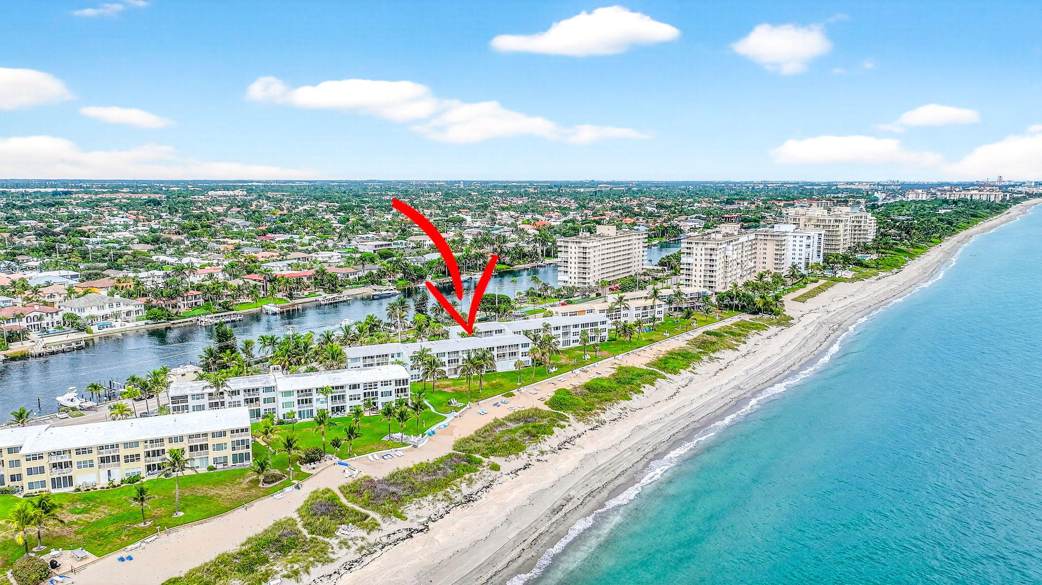 1043 Hillsboro Mile, Unit 22C Hillsboro Beach, FL 33062 - Photo 35 of 53 a view of a city from a balcony