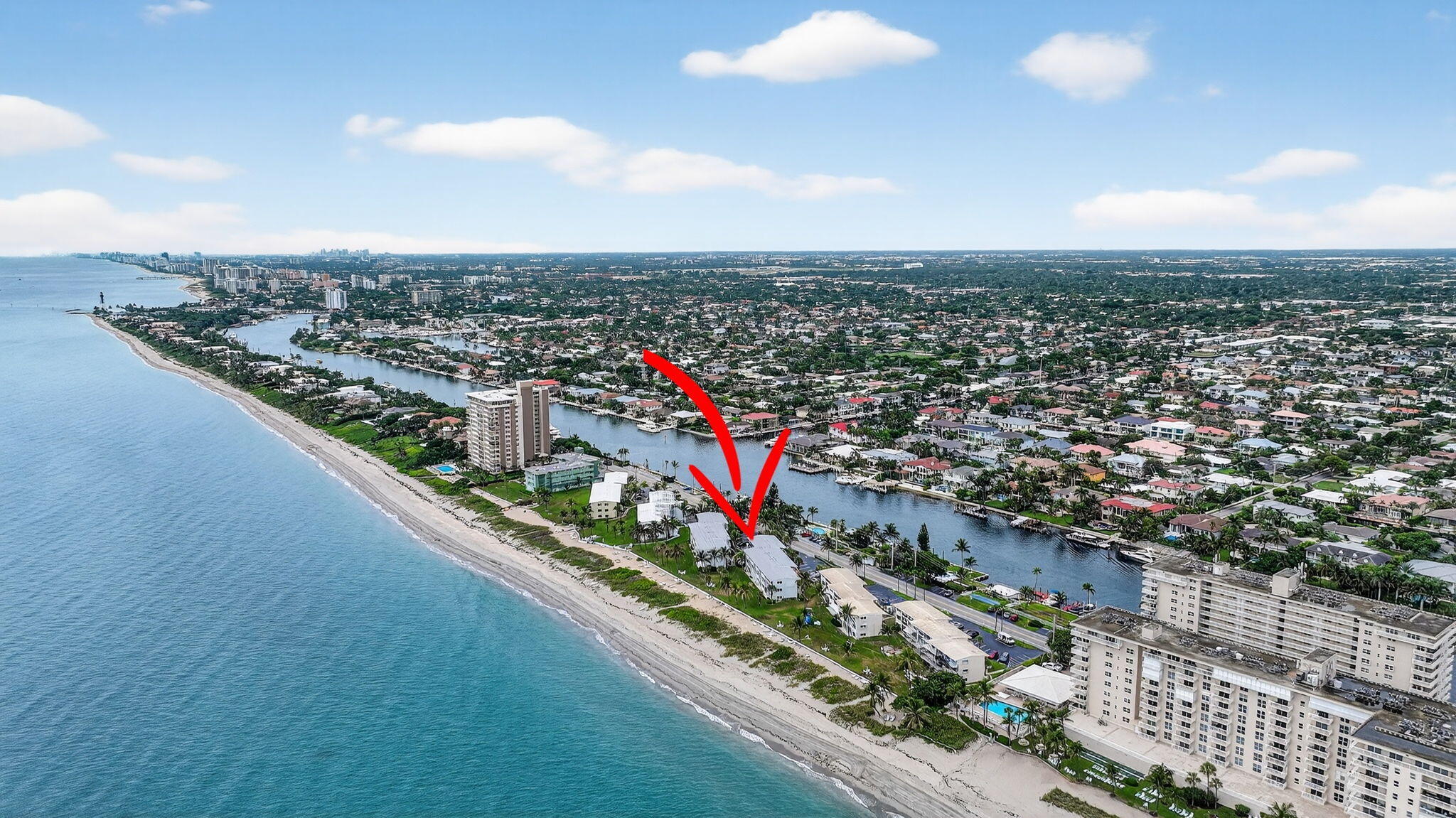 1043 Hillsboro Mile, Unit 22C Hillsboro Beach, FL 33062 - Photo 37 of 53 an aerial view of a city