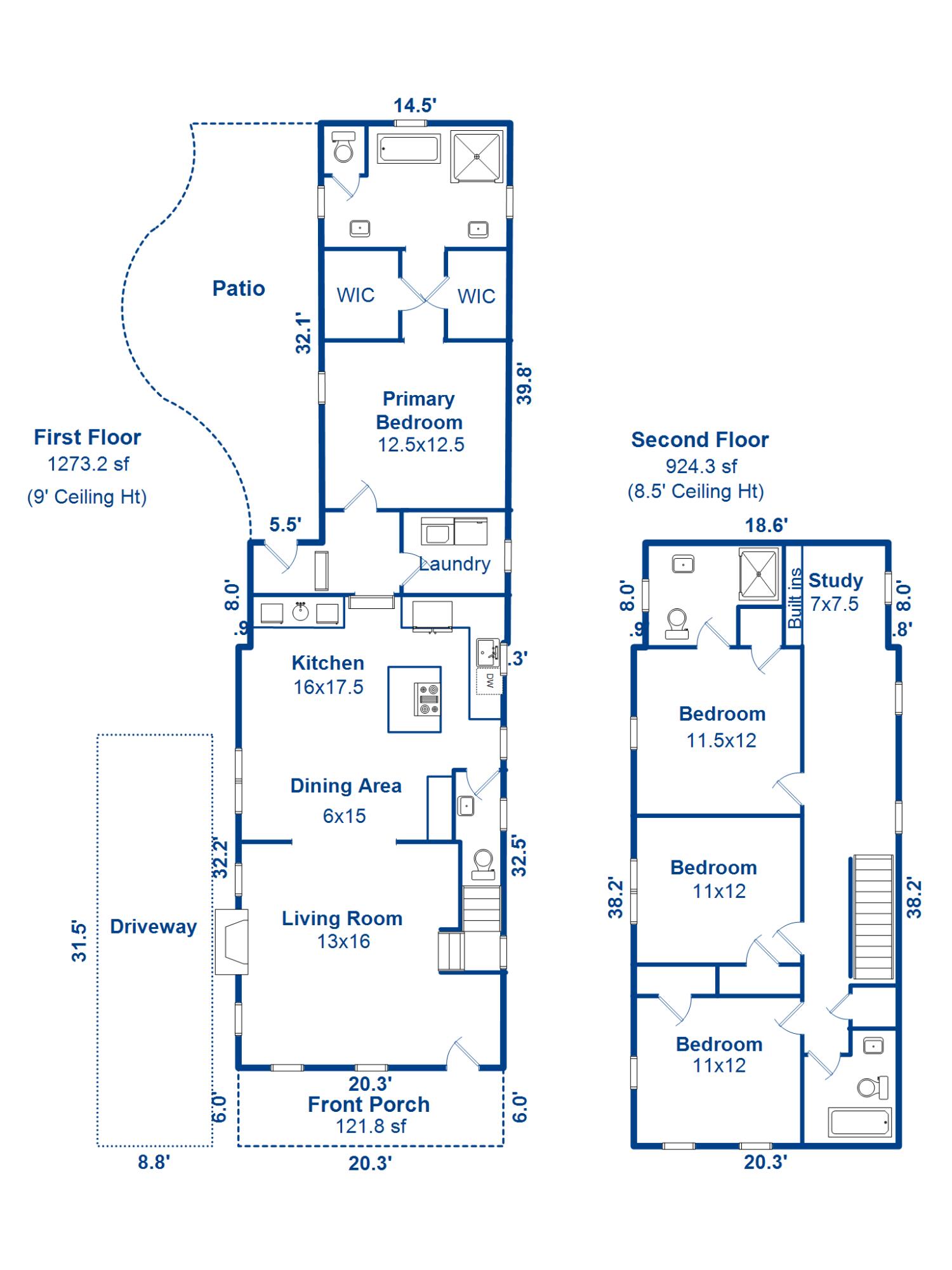 75 Smith Street Charleston, SC 29401 - Photo 55 of 55 75 Smith - Floor Plan