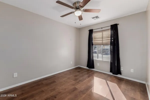 wooden floor in an empty room