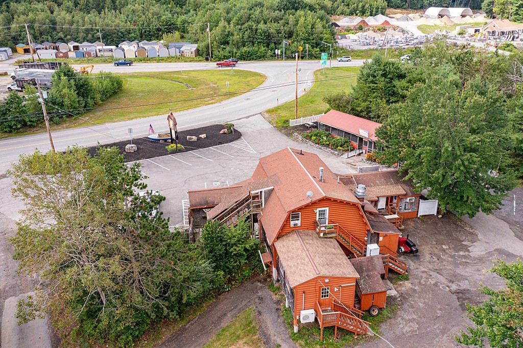 678 Spring Street Winchendon, MA 01475 - Photo 4 of 4 an aerial view of a house with garden space and street view